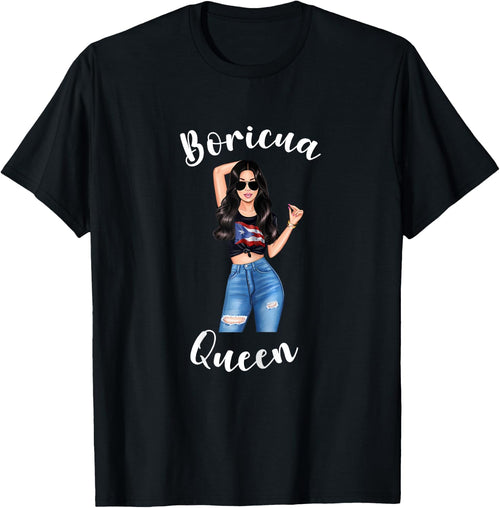 Boricua Queen Puerto Rico Woman Rican Proud Princess Diva