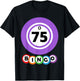 Lucky Bingo O75 Group Bingo Costume T-Shirt - T-Shirt | Black