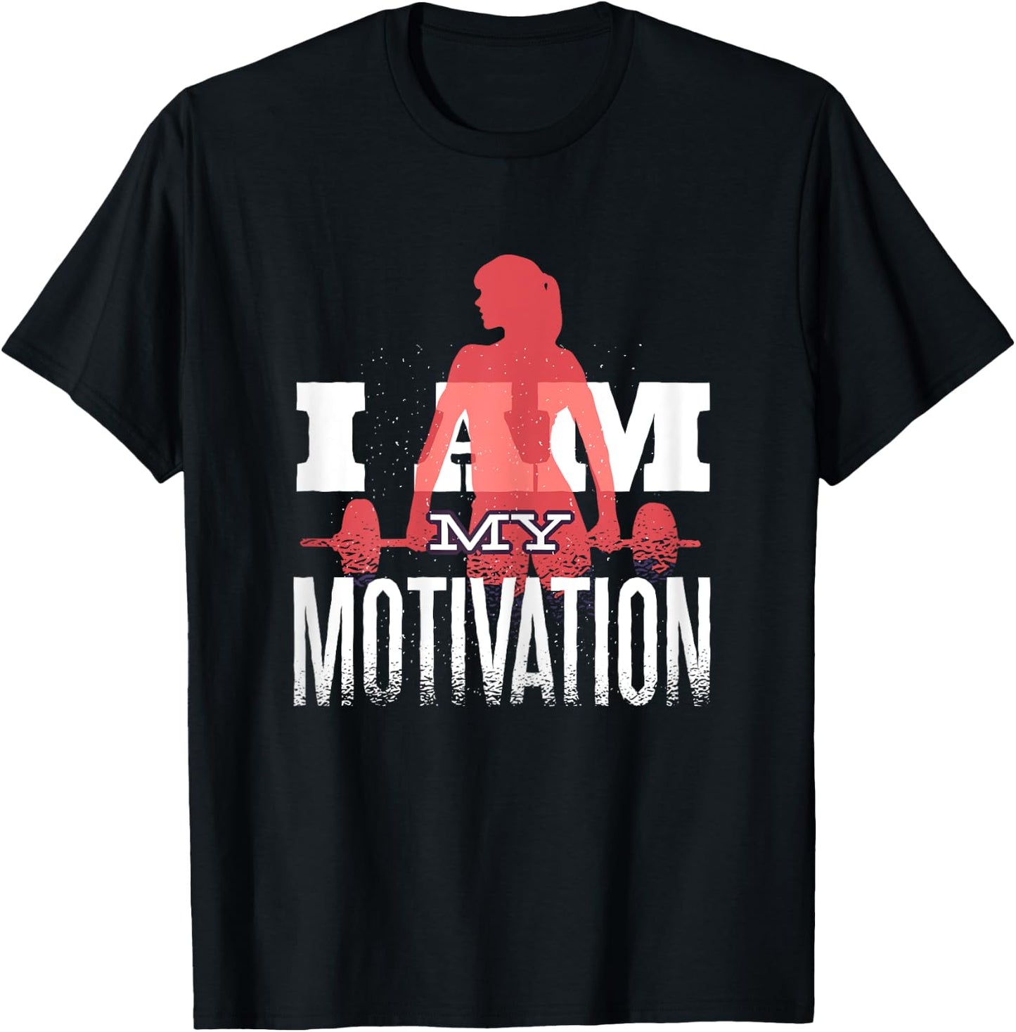 I Am My Fitness Motivation Gym Workout Affirmation T-Shirt - T-Shirt | Black