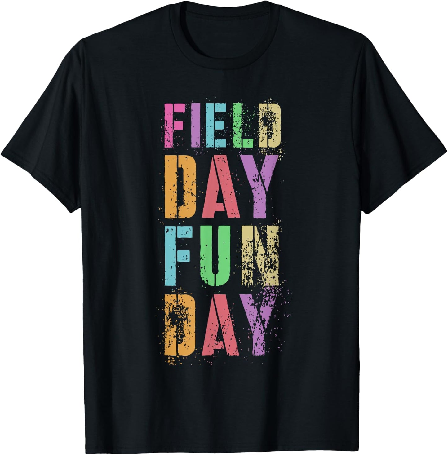 School FIELD DAY Is FUN DAY! Teacher I'm Just Here Spirit T-Shirt - T-Shirt | Black