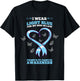 I Wear Light Blue Son In Law Prostate Cancer Awareness T-Shirt - T-Shirt | Black