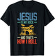 Jesus Is My Rock And That Is How I Roll Christian T-Shirt - T-Shirt | Black