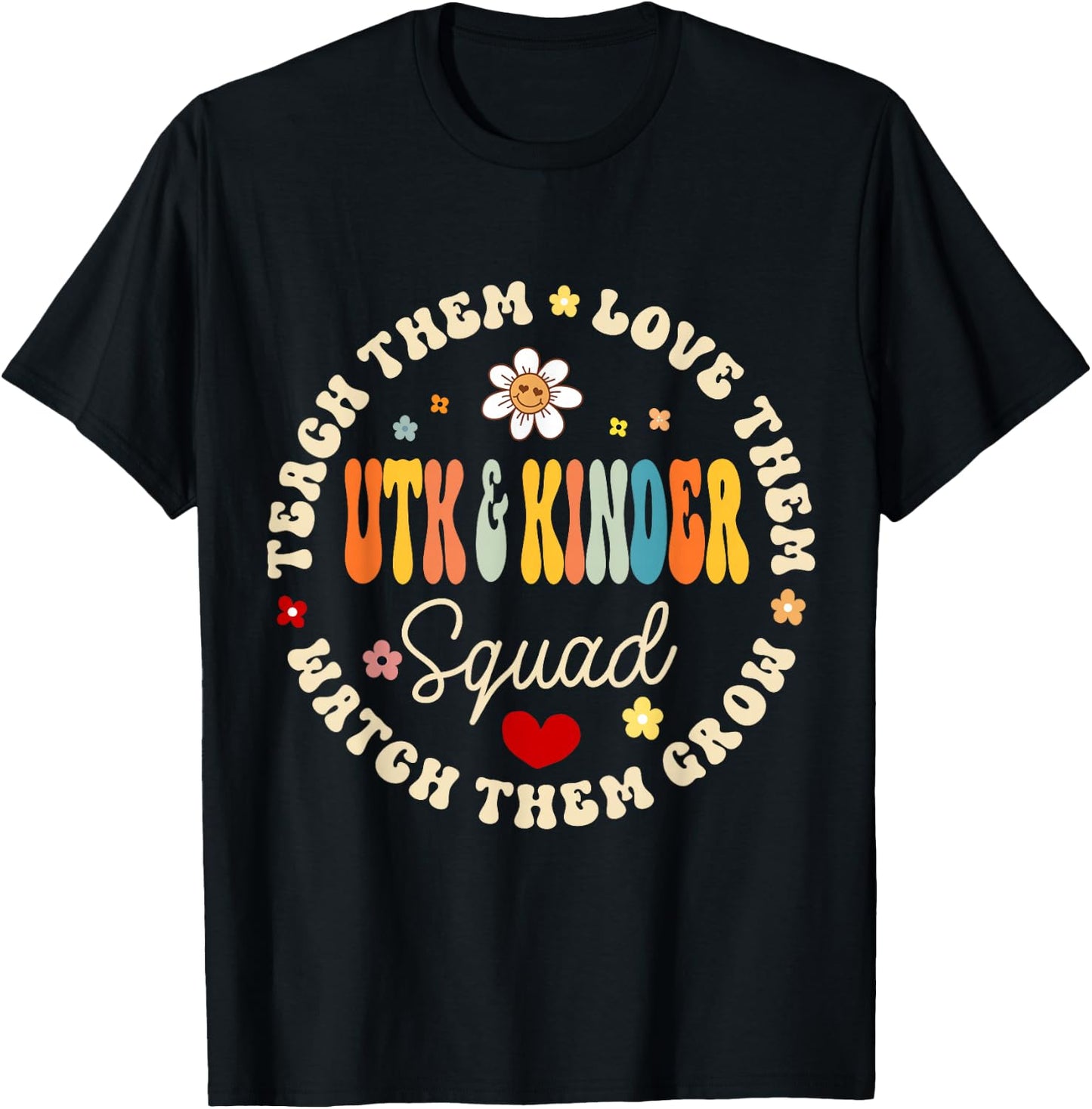 UTK and Kinder Squad Universal Transitional Kindergarten T-Shirt - T-Shirt | Black