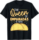 The Queen Of Empanadas is Here Mexican Mexico Food Empanada T-Shirt - T-Shirt | Black