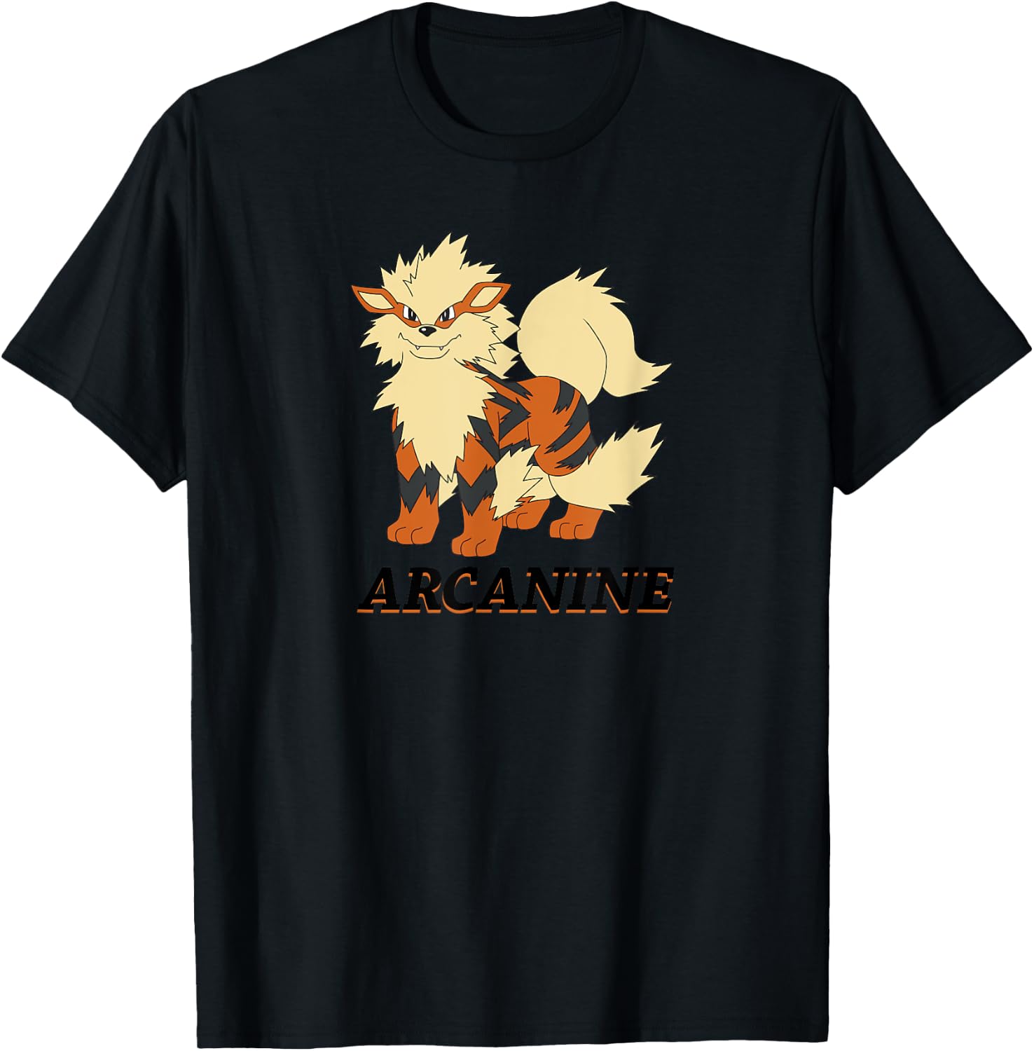 Pokémon - Arcanine T-Shirt - T-Shirt | Black