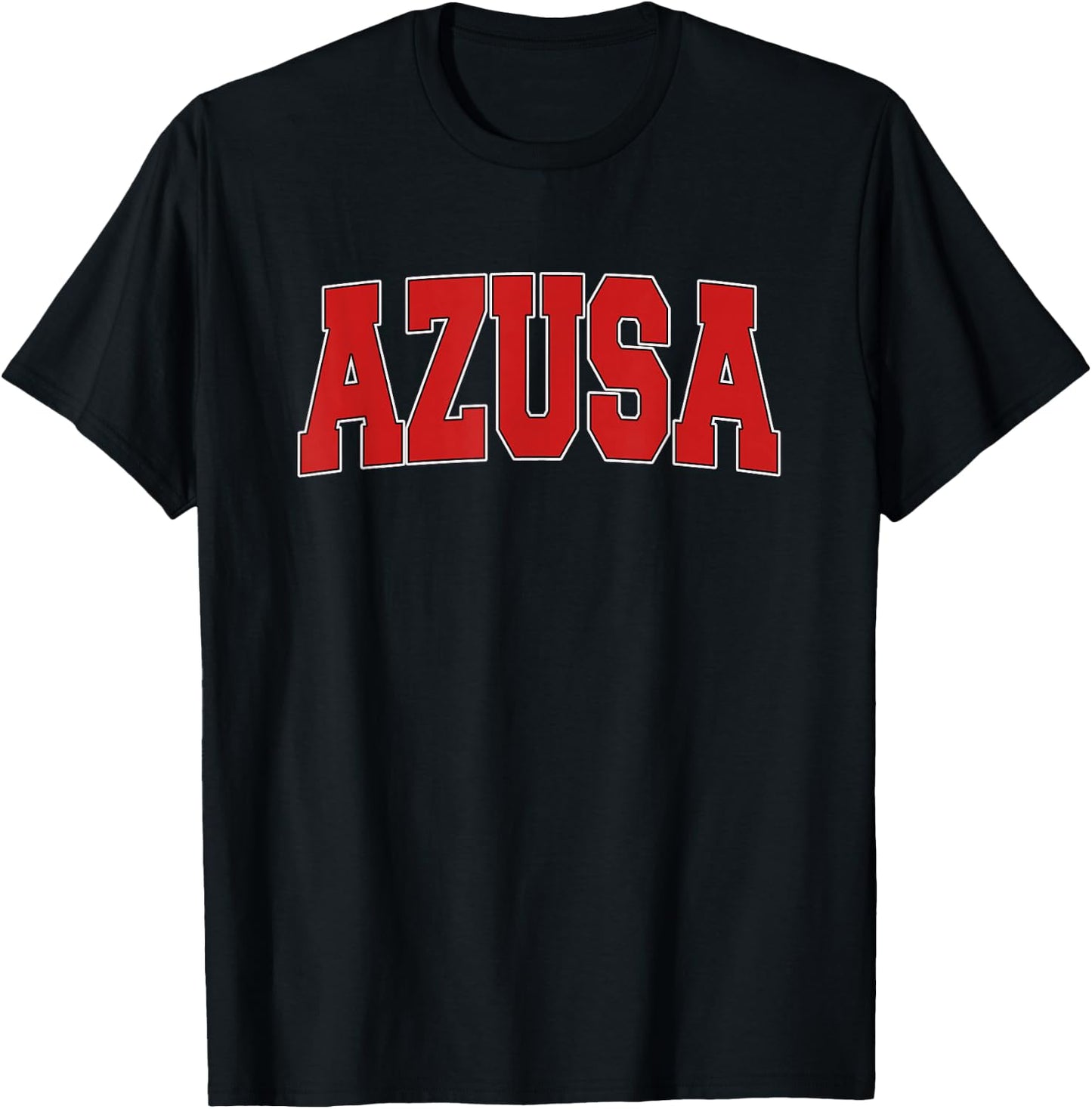 AZUSA CA CALIFORNIA Varsity Style USA Vintage Sports T-Shirt - T-Shirt | Black