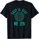 Drop And Give Me Zen Yoga T-Shirt - T-Shirt | Black