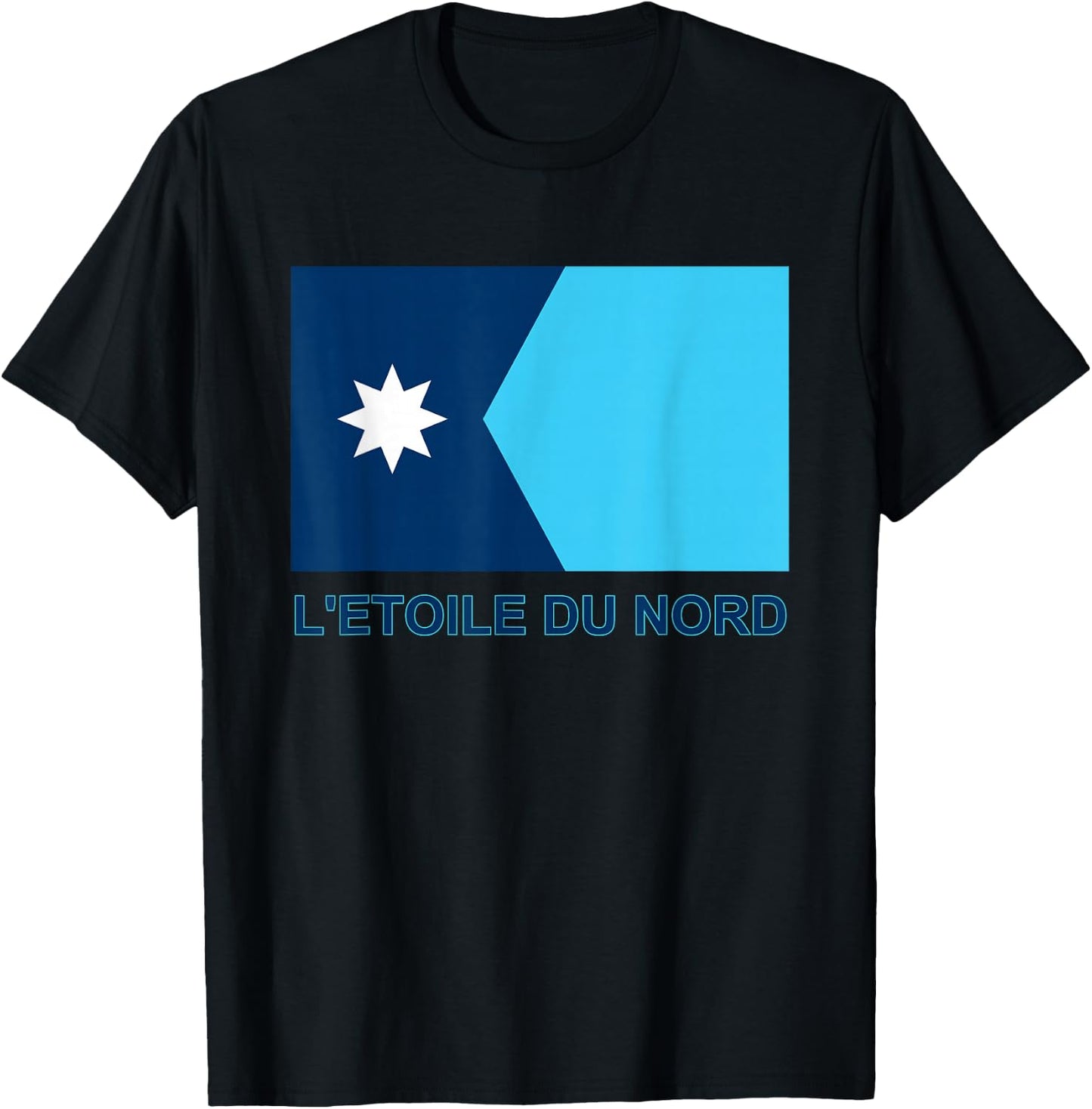 New Minnesota State Flag MN Star of the North 2024 T-Shirt - T-Shirt | Black