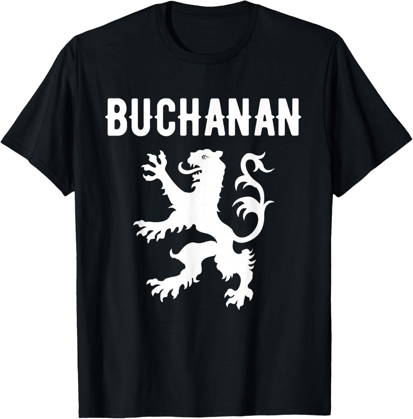 Buchanan Clan Scottish Family Name Scotland Heraldry T-Shirt - T-Shirt | Black