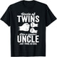 Uncle of twins just a regular uncle just twice as cool T-Shirt - T-Shirt | Black