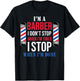 Hairdressers Barbershop Hairstylists I'm A Barber Barbers T-Shirt - T-Shirt | Black