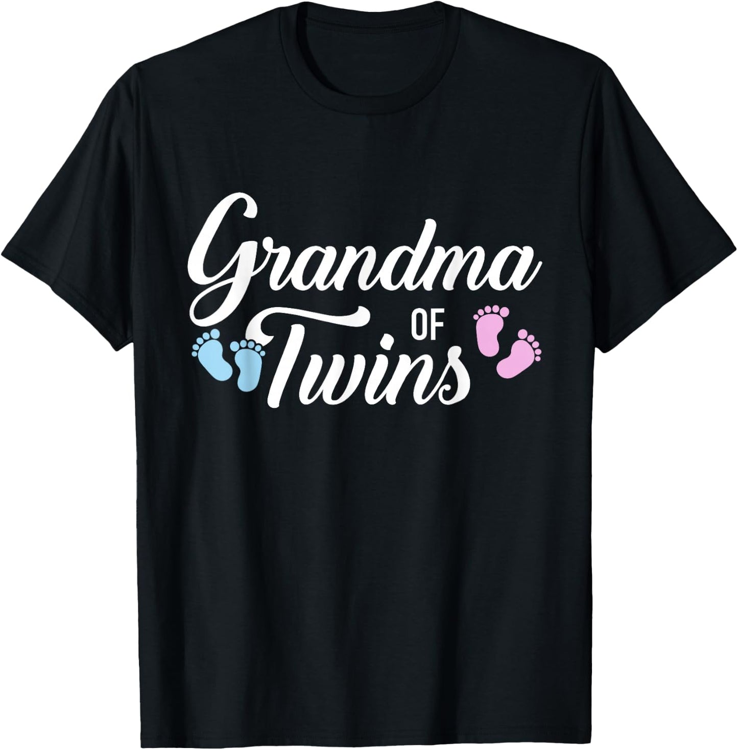 Grandma of Twins T-Shirt - T-Shirt | Black