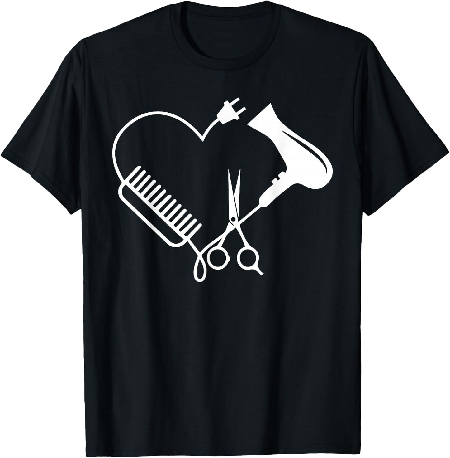 Hairdresser Hairdresser Salon Barber Hairstylist Hairdresser Gift T-Shirt - T-Shirt | Black