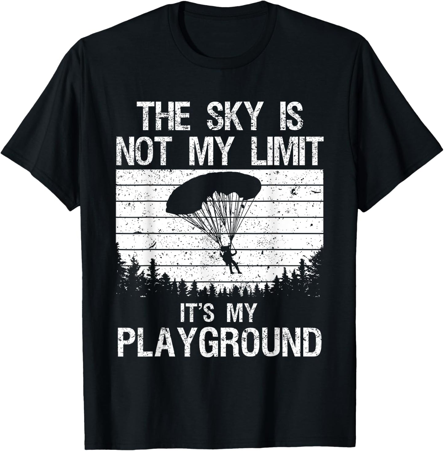 Funny Skydiving Art Women Skydive Lover Skydiver T-Shirt - T-Shirt | Black
