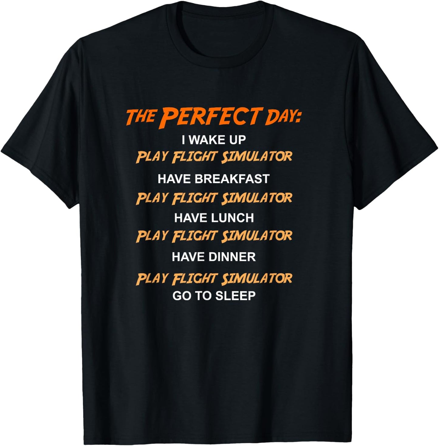 Flight simulator enthusiast. Funny flightsim fan T-Shirt - T-Shirt | Black