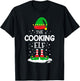 The Cooking Elf Christmas Family Matching Outfit Xmas Group T-Shirt - T-Shirt | Black