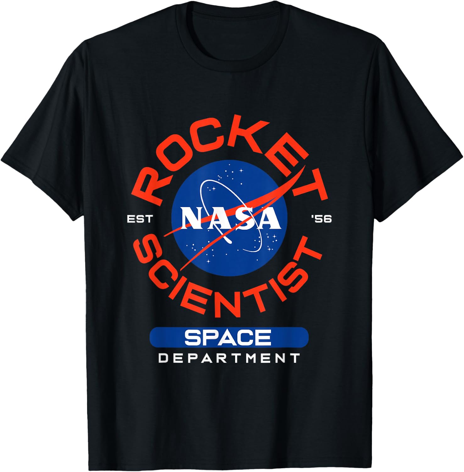 NASA Space Department Rocket Scientist T-Shirt - T-Shirt | Black