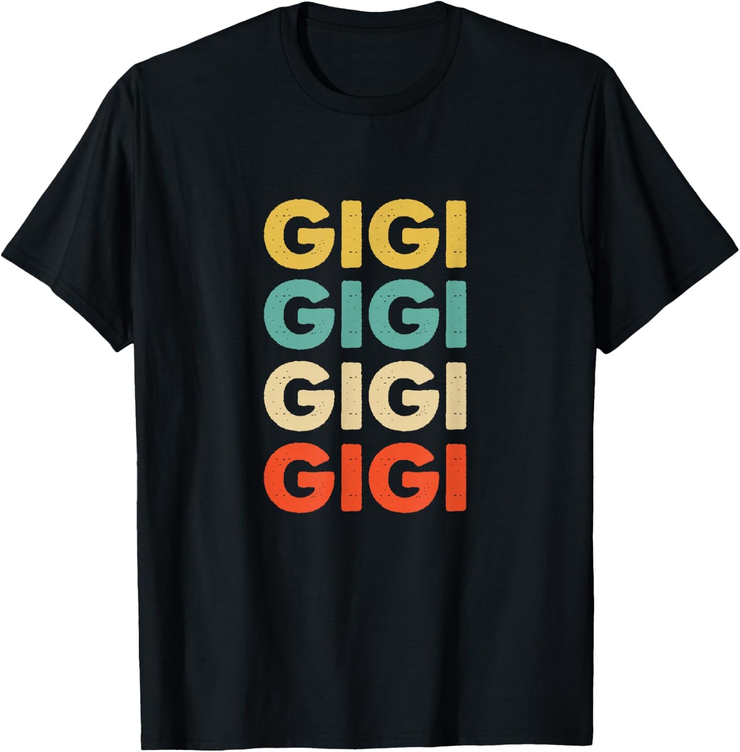 Gigi Name T-Shirt - T-Shirt | Black