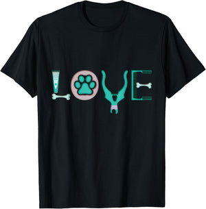 Funny Dog Grooming Design Dog Groomer Outfit Pet Care Gifts T-Shirt - T-Shirt | Black