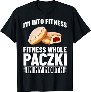 Paczki Polish Donut Poland Dessert T-Shirt - T-Shirt | Black