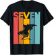 7th Birthday Dragon Children 7 Years Old T-Shirt - T-Shirt | Black