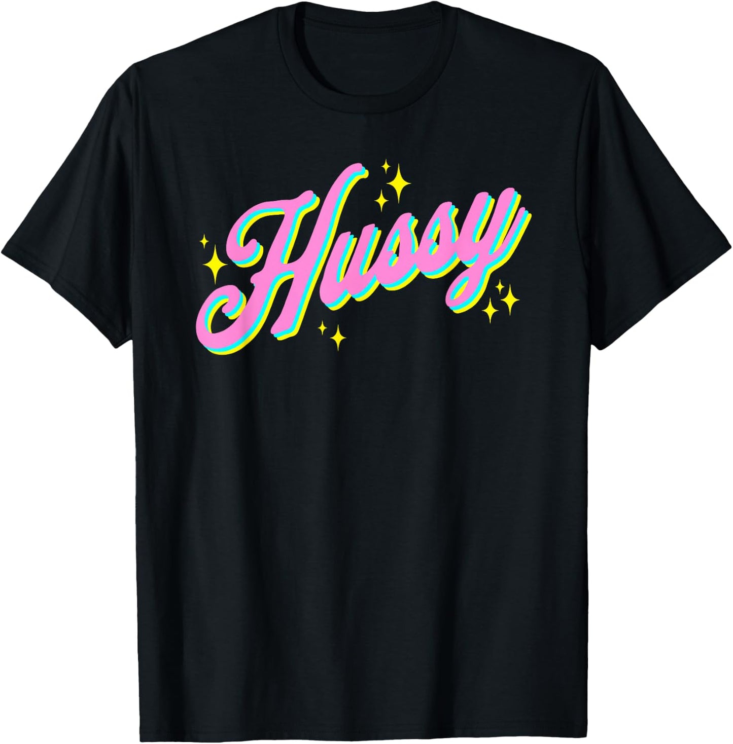 Hussy No Kink or Sex Shaming BDSM Funny Retro Women's T-Shirt - T-Shirt | Black