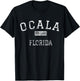 Ocala Florida FL Vintage T-Shirt - T-Shirt | Black