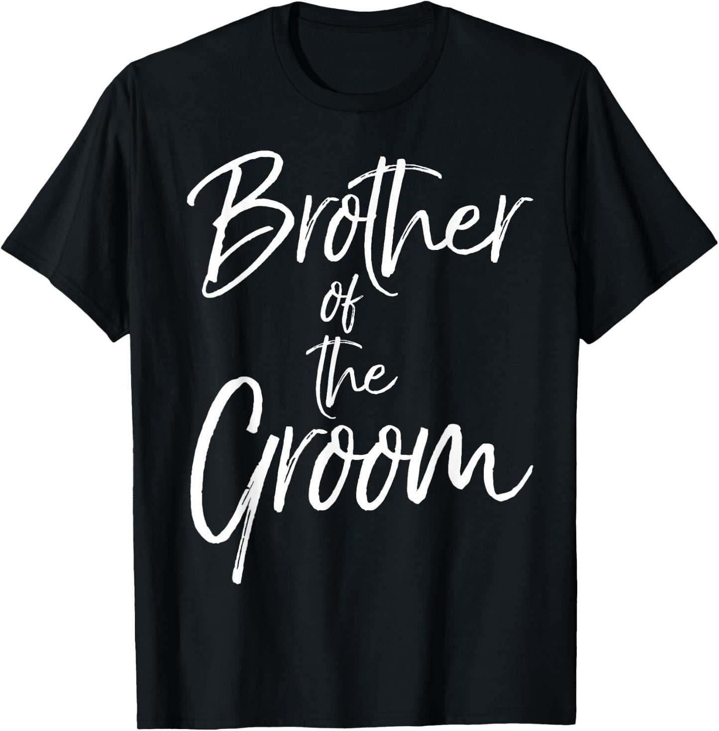 Matching Bridal Party Gifts for Family Brother of the Groom T-Shirt - T-Shirt | Black