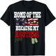Home Of The Free Because My Brother Is Brave Service T-Shirt - T-Shirt | Black