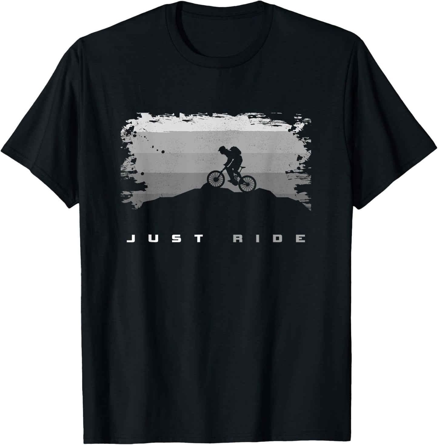 MTB Mountain Bike Apparel - MTB Mountain Bike T-Shirt - T-Shirt | Black