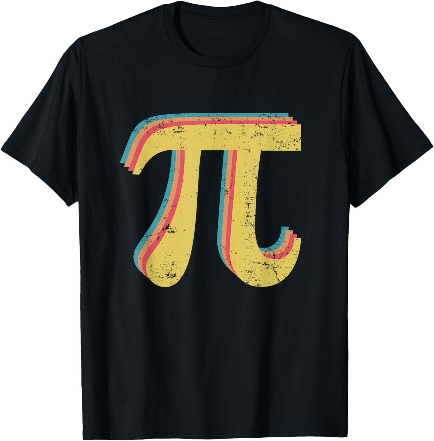 Pi 3,14 Pi Number Symbol Math Science Gift Vintage T-Shirt - T-Shirt | Black
