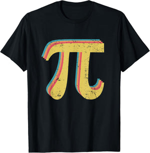 Pi 3,14 Pi Number Symbol Math Science Gift Vintage T-Shirt - T-Shirt | Black