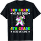 Third Grade we are done Fourth grade here we come T-Shirt - T-Shirt | Black