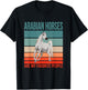 Arabian Horses My Favorite People Arab Horse Riding Rider T-Shirt - T-Shirt | Black