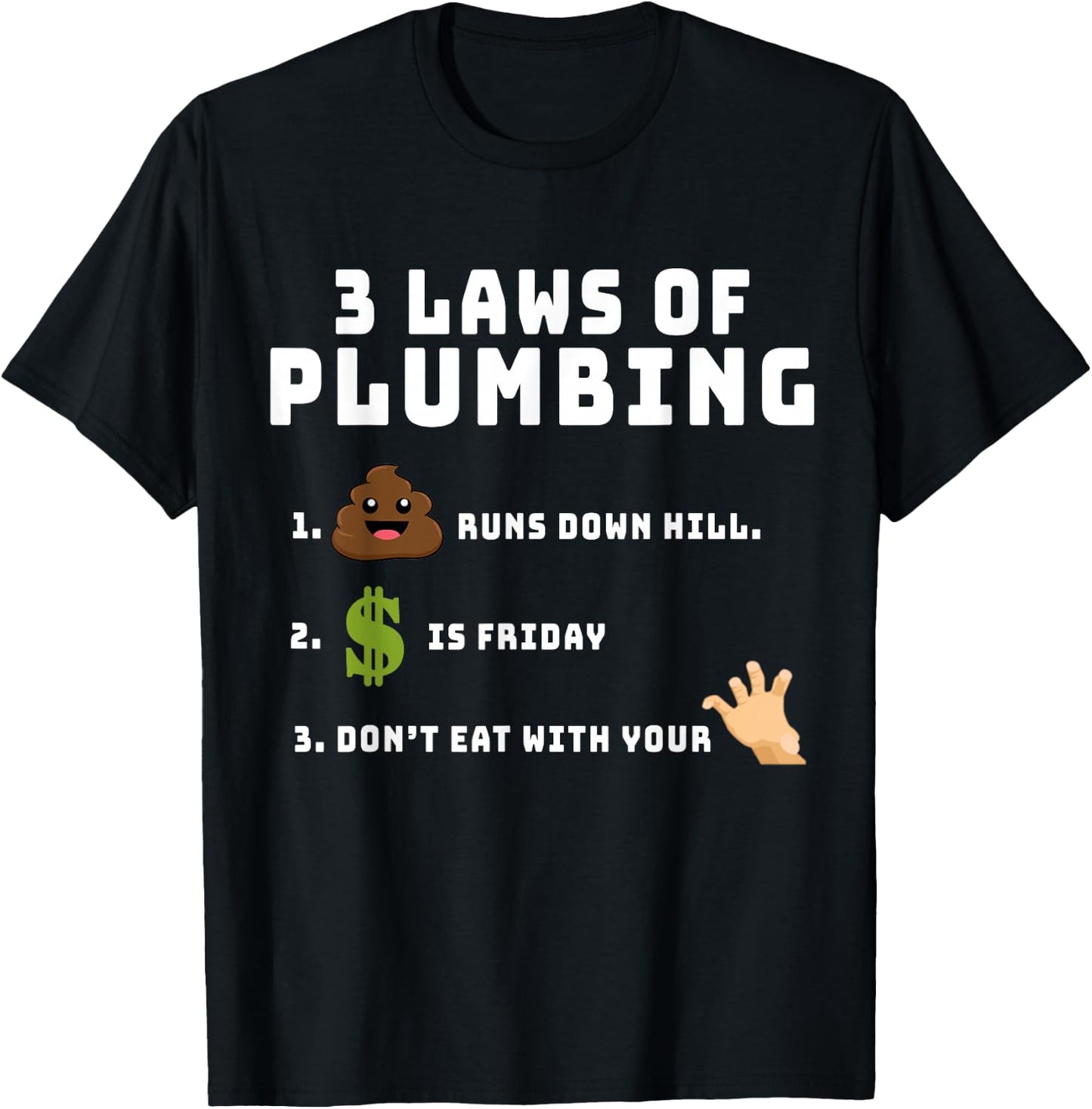 Funny Plumbing Fake Plumbers Crack Plumber Gifts A T-Shirt - T-Shirt | Black