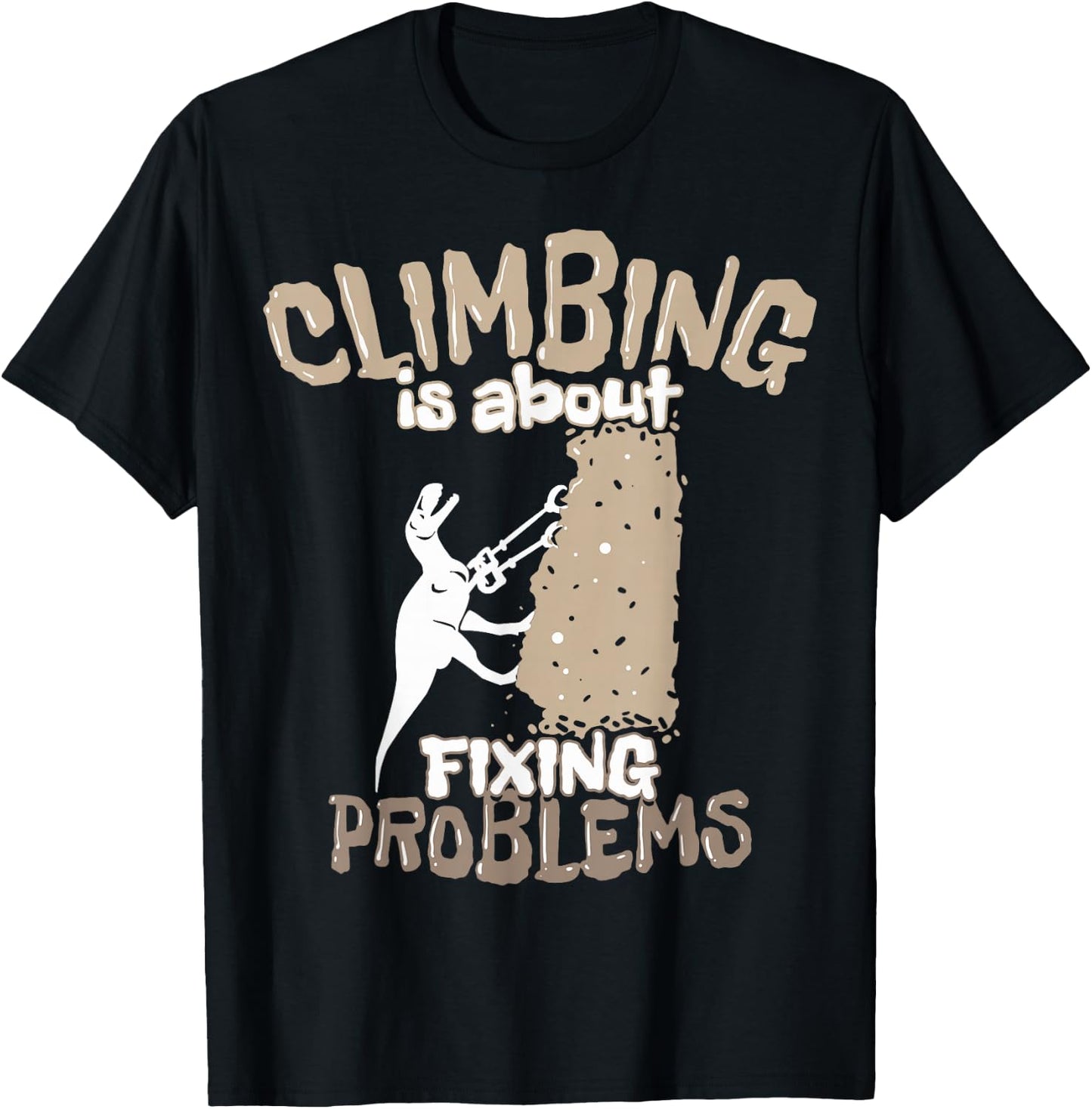 Funny Bouldering & Climbing T-Shirt - T-Shirt | Black
