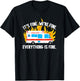 Funny EMT Paramedic EMS Ambulance It's Fine Men Women Small T-Shirt - T-Shirt | Black