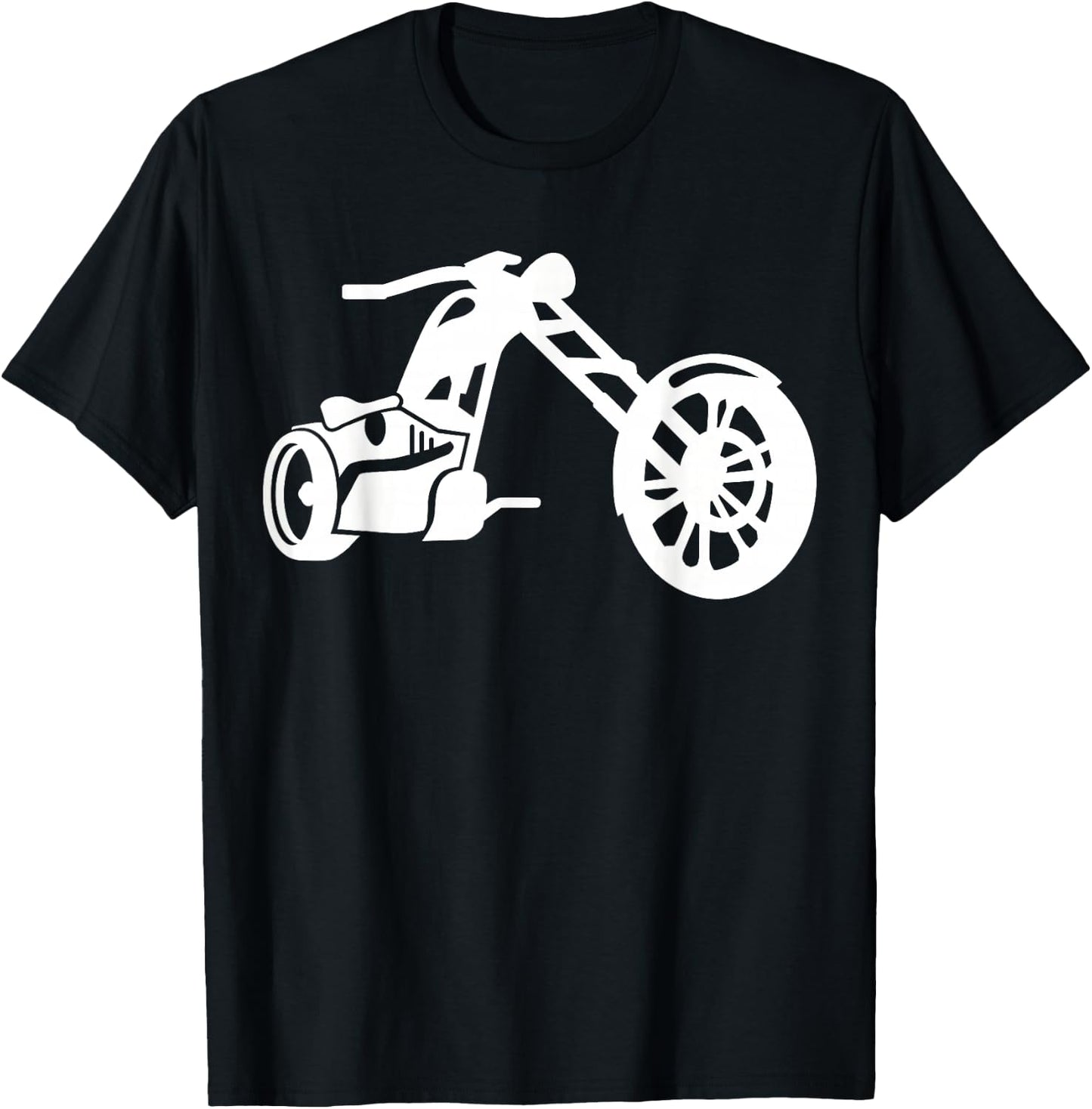 Chopper Motorcycle T-Shirt - T-Shirt | Black