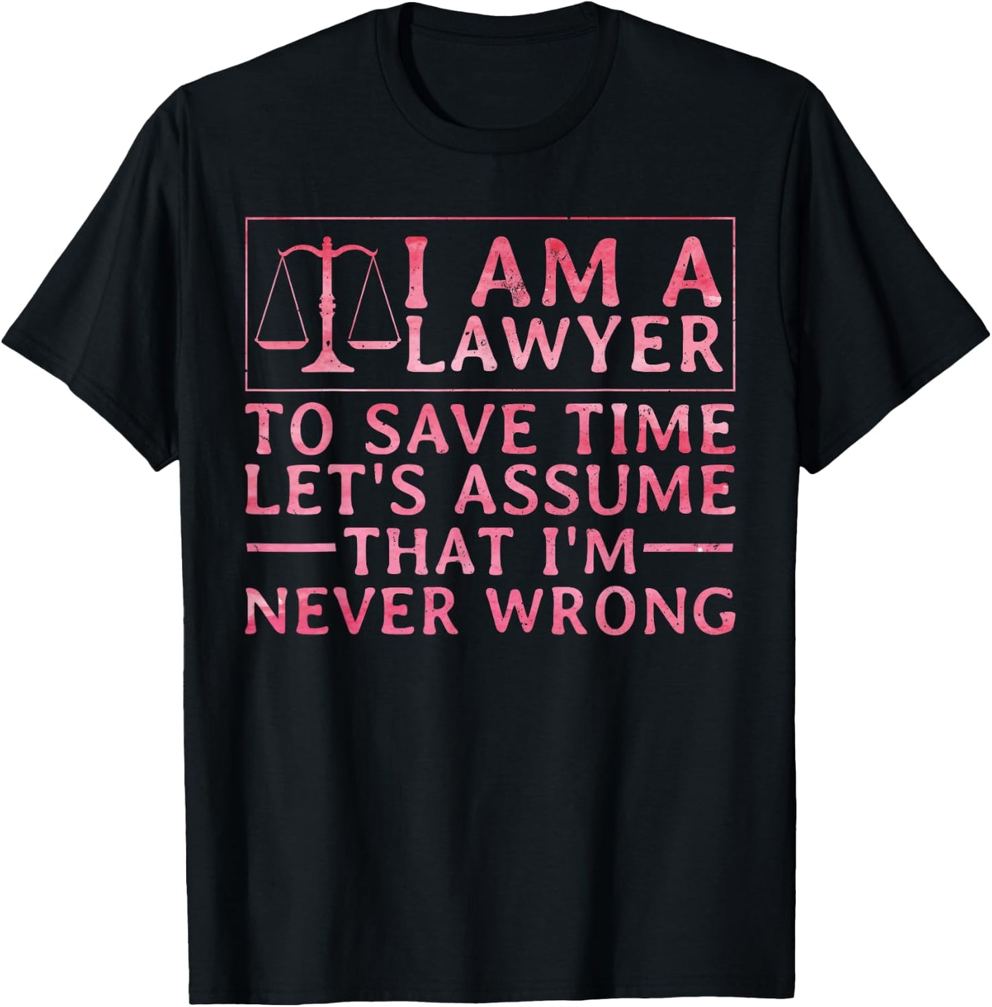 Cool Lawyer Design Women Attorney Law School Lawyer T-Shirt - T-Shirt | Black