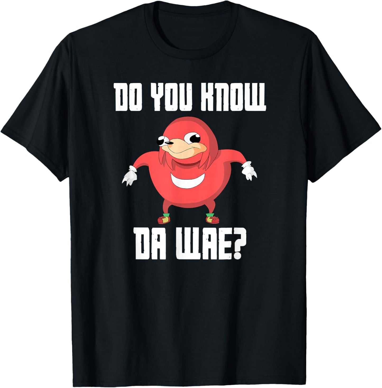 Funny Do You Know Da Wae Way Now Uganda T-Shirt - T-Shirt | Black
