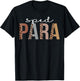 Sped Para Leopard Appreciation Funny For Work T-Shirt - T-Shirt | Black