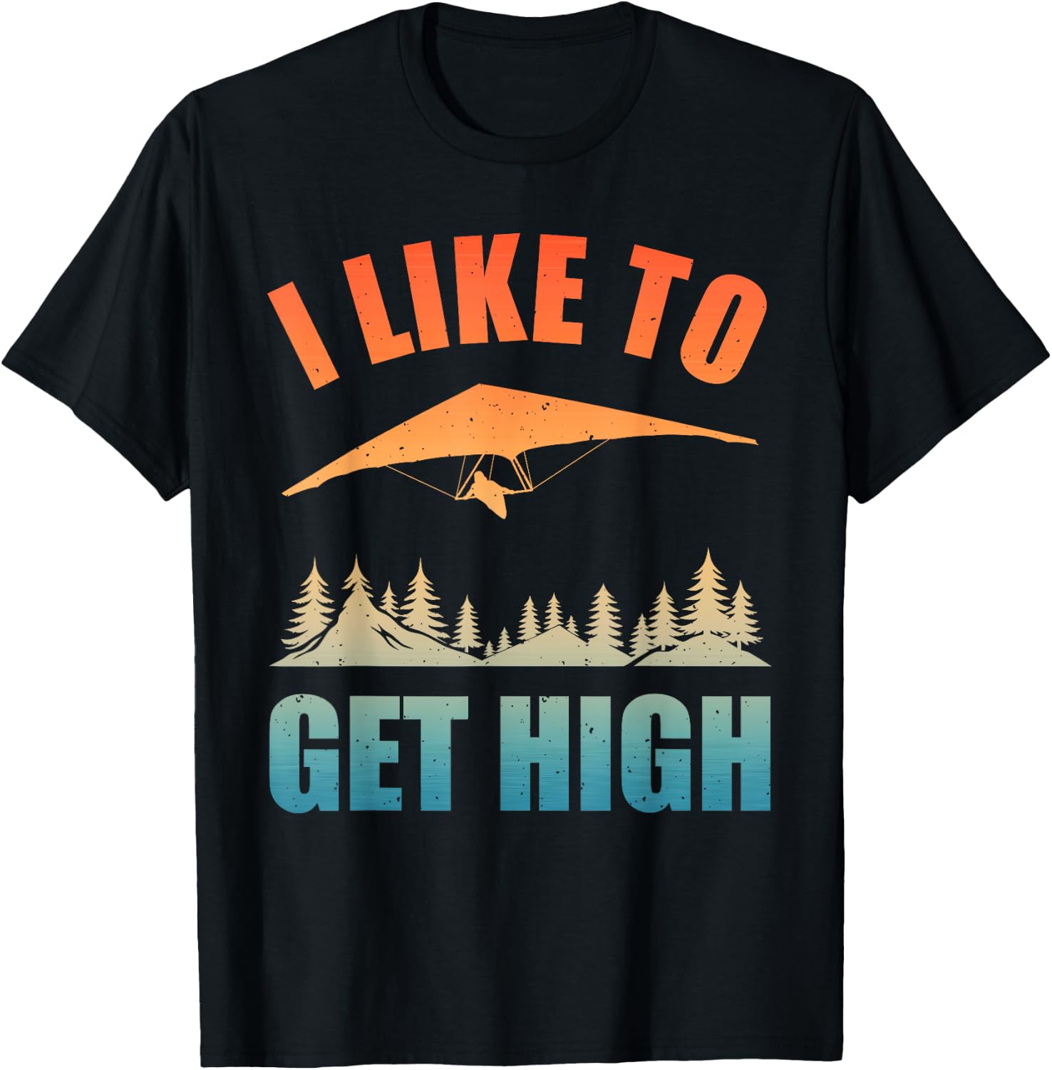 Cool Hang Glider Art Women Hang Glide Hang Gliding T-Shirt - T-Shirt | Black