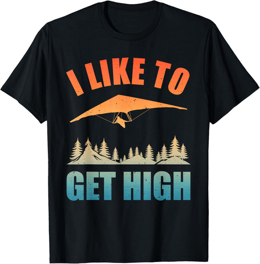 Cool Hang Glider Art Women Hang Glide Hang Gliding T-Shirt - T-Shirt | Black