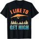 Cool Hang Glider Art Women Hang Glide Hang Gliding T-Shirt - T-Shirt | Black