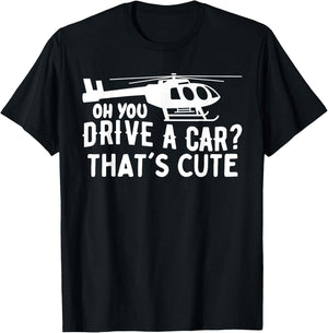 Funny Rotocraft Aviation Helicopter Pilot T-Shirt - T-Shirt | Black