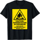 Caution Fermentation in Progress Sourdough Bread Home Baker T-Shirt - T-Shirt | Black