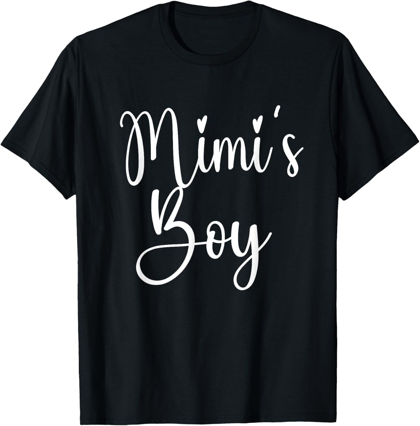 Mimi's Boy From Mimi To Grandson Mimi Grandkid T-Shirt - T-Shirt | Black