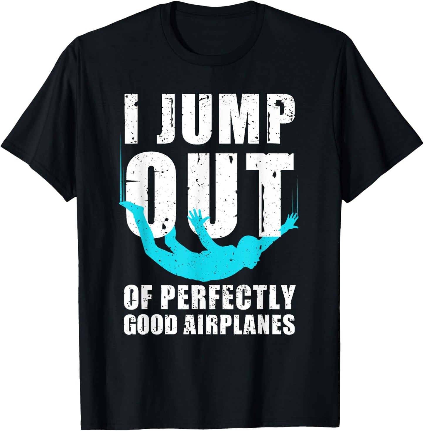 Funny Skydiving Design Women Skydiver Skydive Lovers T-Shirt - T-Shirt | Black