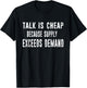 Funny Economics Economist Gift Distressed Typography T-Shirt - T-Shirt | Black