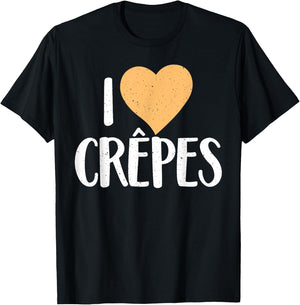 I love Crepes T-Shirt - T-Shirt | Black